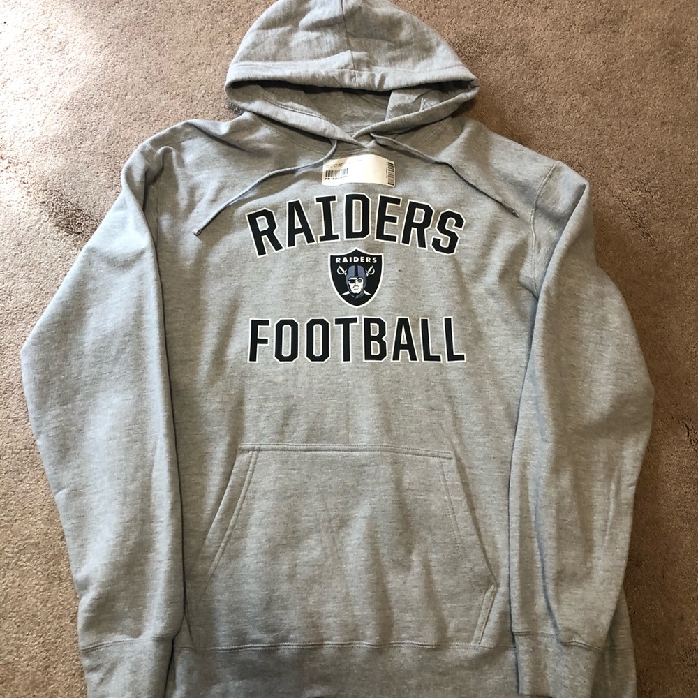$NEW$ Raiders Cotton Pulliver Hoodie - Size XL